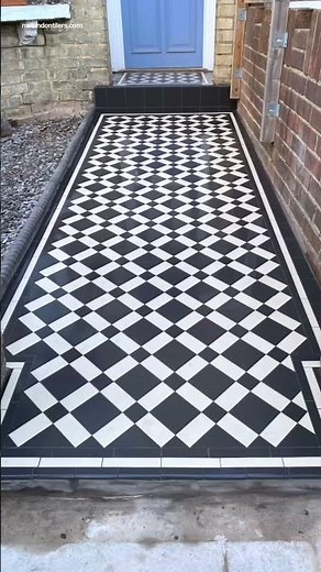 Victorian Tile Path Installation Before And After Video 🔥