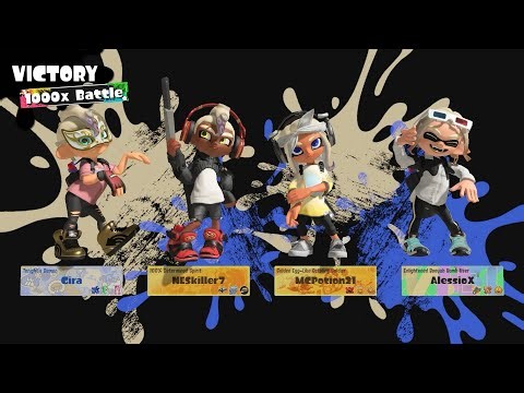 Splatoon 3 1000x Battle! | Snowball Fight vs. Ice Skating (Custom FrostyFest)