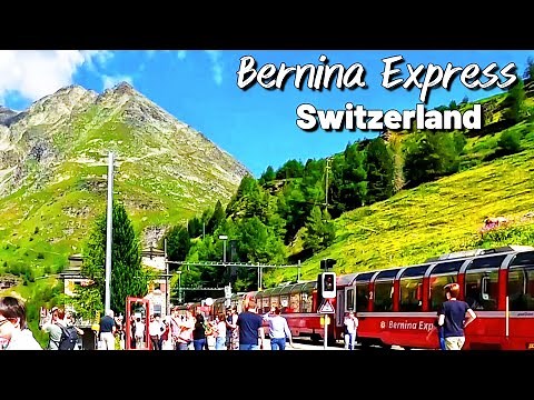 Bernina Express The Most Beautiful Panorama Train Ride In Switzerland.