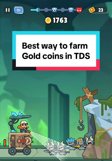 Best way to farm gold coins in TDS tips and trick #tds #towerdestinysurvive #mobilegame