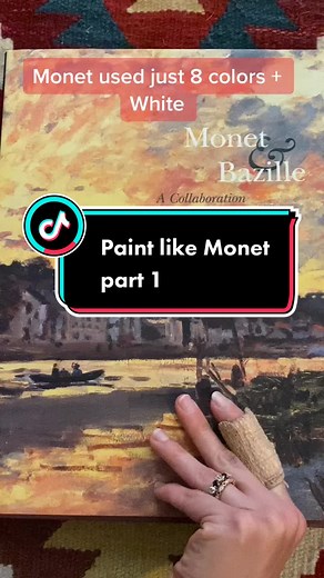 Paint like Monet part 1: the right colors #howto #monet #paintingtutorial #oilpaintingtips