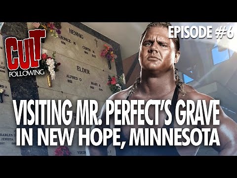 The Grave of WWE Superstar Mr. Perfect Curt Hennig in New Hope, Minnesota