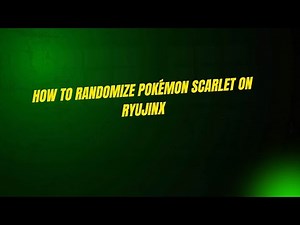 How to Randomize Pokémon Scarlet on Ryujinx