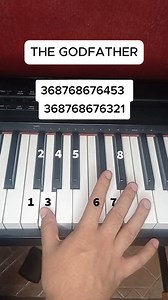 El Padrino piano tutorial #thegodfather #elpadrino #pianotutorial | Ponchopiano