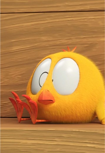 Chicky the Cute Cartoon Chicken Loves Honey