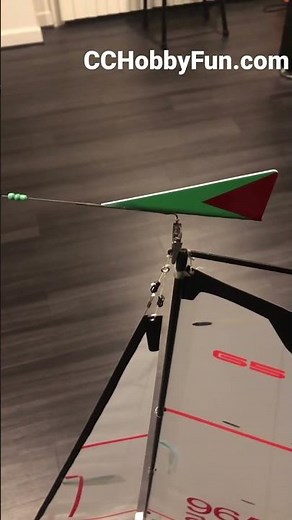 RC Sailboat wind indicator. Easily removable and will work on any boat #cchobbyfun #modelyacht #df65