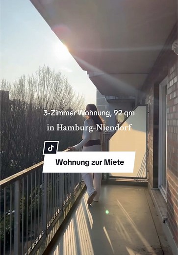 3-Zimmer Wohnung zur Miete in Hamburg-Niendorf