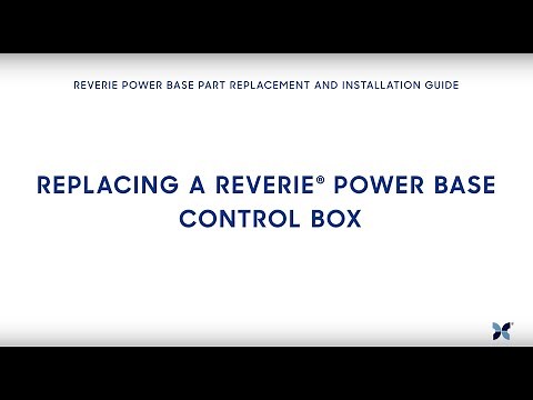 Reverie Support: Replacing Control Box
