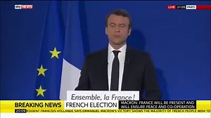 67K views · 1.3K reactions | Emmanuel Macron makes his first speech as President-elect of France | Sky News | Facebook