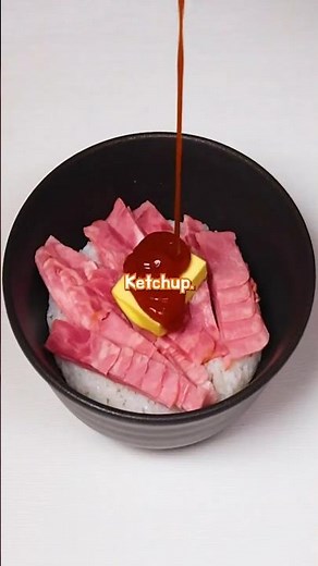 Korean Bacon Cheese Omurice Bowl 🥓🍳