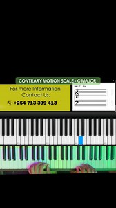 4.8K views · 48 reactions | Contrary motion scale on C major #knowpiano_with_nickmzera | Nick M Mzerah | Facebook