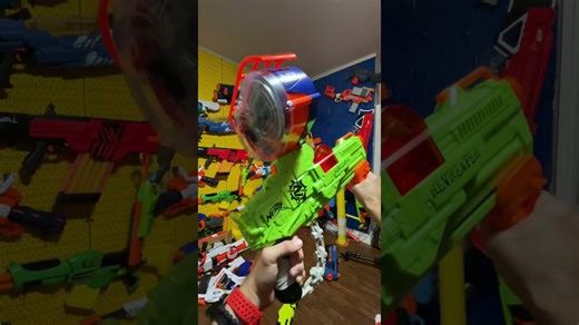 Nerf gun mod 50 dart drum | MacDannyGun #shorts