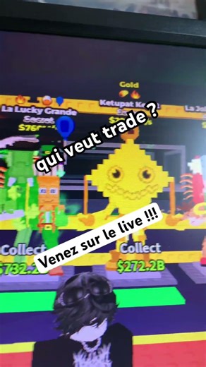 Venez trade sur mon live !! #roblox
