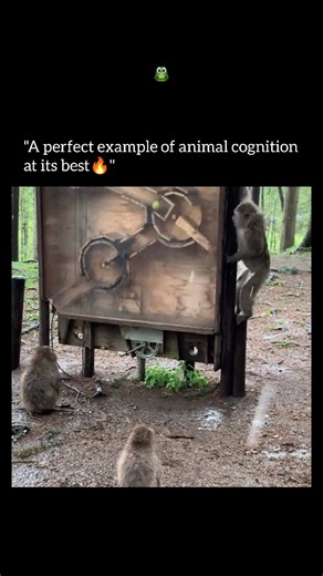 Made Mechanism⚙️🛠️ on Instagram: "Monkeys have incredible problem-solving instincts — often sharper than we expect. In this clip, a woman hides an apple inside a wooden puzzle, thinking it’s a tough challenge. But the monkey uses pure observation and instinct to solve it within seconds! Unlike humans, monkeys rely less on overthinking and more on natural logic — shaped by years of evolution, curiosity, and their environment. Their brains are wired to spot patterns, mimic actions, and adapt quic