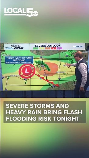 Weather Impact Fastcast: Severe Storms and Heavy rain bring flash flooding risk tonight
