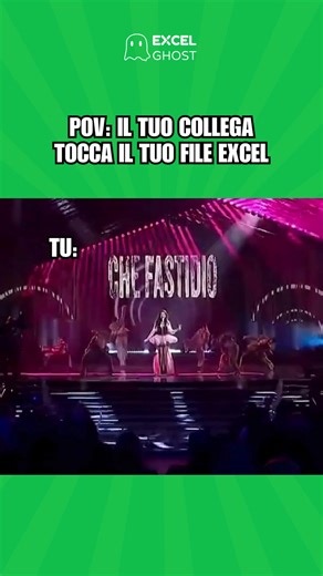 Tutti abbiamo quel collega 🙃 #excel #meme