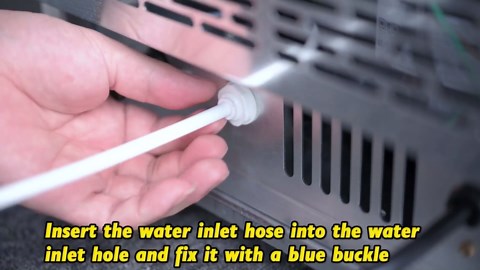 Commercial Ice Maker Machine, 100lbs/24H Stainless Steel Under Counter ice Machine with 45 Ice Cubes/Cycle, 2 Water Inlet Modes, Self Clean, 24H Timer, Large Industrial Ice Maker for Bar, Coffee Shop