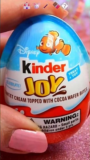 ASMR IUNBOXING Disney Chocolate Egg Review ❤️#shorts #asmr #disney #chocolate #egg #trending #viral