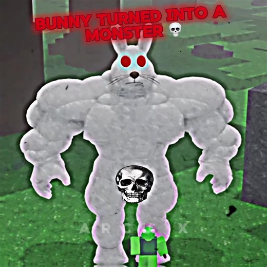 Bunny turned into a monster ☠️#babyshorts