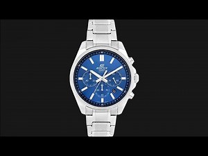 Edifice Casio Chronograph Blue Dial Men's Watch