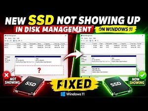 Fix "New SSD Not Showing Up in Disk Management" in Windows 11 (100% Fixed)