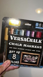 VersaChalk Metallic Chalk Markers Review: Handwriting ASMR