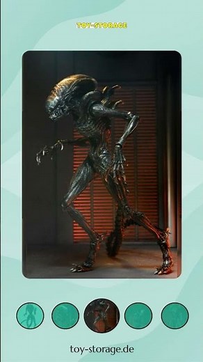 NECA Alien: Romulus Ultimate Actionfigur Scorched Xenomorph 18cm