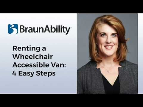 How to Rent a Wheelchair Van: 4 Easy Steps
