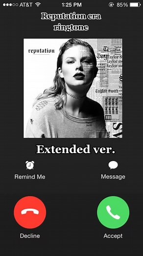 Taylor Swift Reputation Era Ringtone Extended Version
