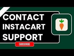 How to Contact Instacart Support FAST | Call, Chat & Email Help Guide 2025