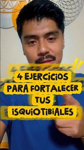 4 Ejercicios para fortalecer tus isquiotibiales🔥 #Isquiotibiales #FuerzaParaCorredores #running