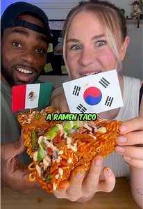 Spicy Ramen Tacos Recipe — Crispy Ramen Taco Shells & Fillings