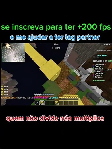 GODBRIDGE completa + DOUBLE KILL #minecraftbedwars #shorts #mushmc