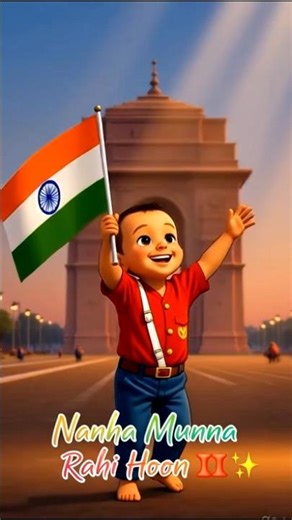 Nanha Munna Rahi Hoon 🇮🇳#trendingreels #viral #ai