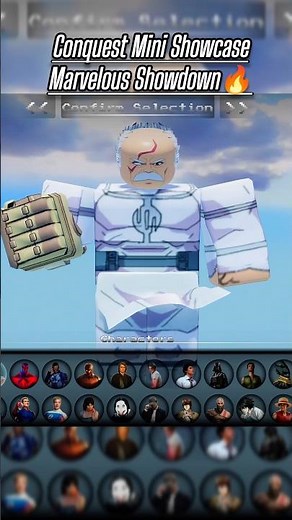 Conquest Mini Showcase in Marvelous Showdown🔥 #roblox #conquest #invincible #shorts