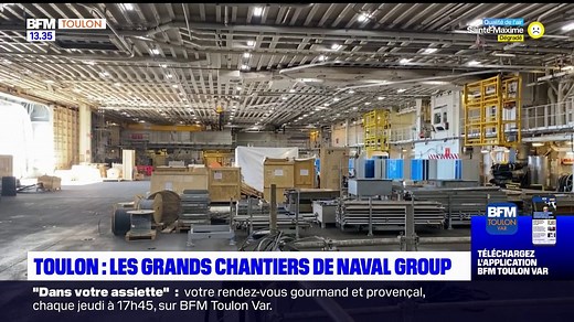 Toulon: dans les coulisses des chantiers de Naval Group | BFM Toulon Var