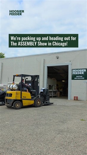 The countdown is on - our equipment is shipping out for The ASSEMBLY Show!  Booth # 1505 @ Donald E. Stephens Convention Center  October 21–23 Join us in Chicago to see our feeding, orienting, and conveying systems in action and chat with the Hoosier Feeder team about automation solutions for your operation. We’re excited to connect with you at the show! #TheAssemblyShow #Automation #Manufacturing #AssemblySolutions | Hoosier Feeder | Facebook