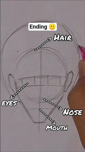 Draw Anime Faces in Minutes 🔥👀 (Too Easy!)