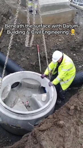 Datum Building & Civil Engineering drainage installation — beneath the surface