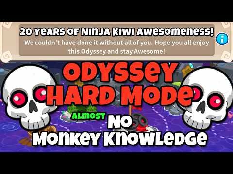 BTD6 Odyssey Guide || No Monkey Knowledge || 20 Years of Ninja Kiwi Awesomeness!