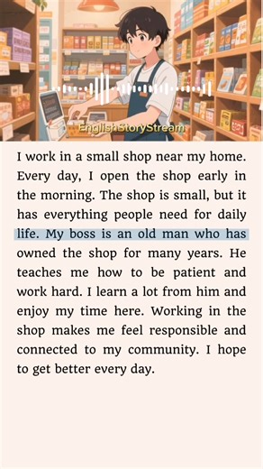 291K views · 8.6K reactions | Working in a small Shop - English Storytelling  #shop #storytelling #learnenglish | English StoryStream | Facebook