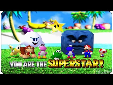 Mario Party (N64) Yoshi's Tropical Island (Complete Playthrough)