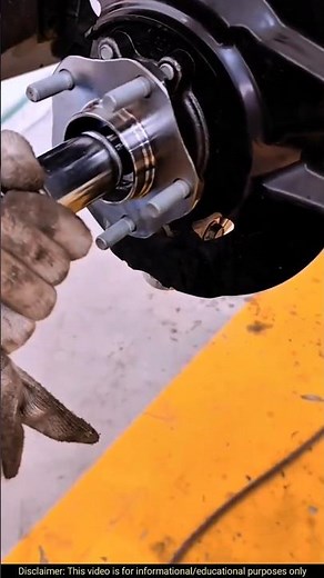 Jammed Axle Nut Removal 🔧 | Step by Step Mechanic Guide #shortsfeed
