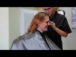 Kaylee 2 LV - Pt 2: She Shaves Her Head at Barber Shop (Free Video)
