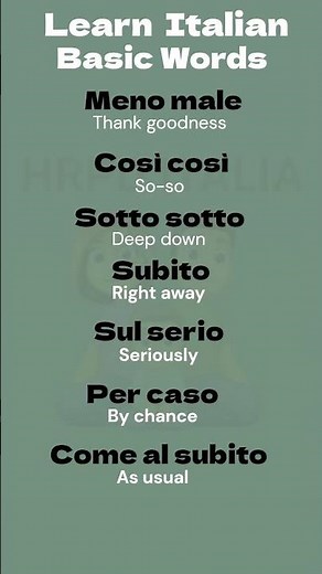 Easy way to learn Italian Language | Italian lesson For beginners | How to pronounce italian words