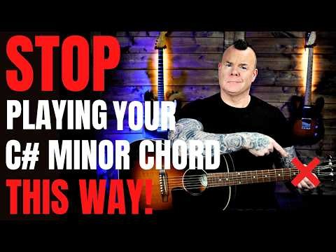 You'll Never Play C#min The Old Way Again (How To Play C#min On Guitar The Easy Way)