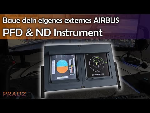 Build your own AIRBUS PFD and ND instrument for your home cockpit
