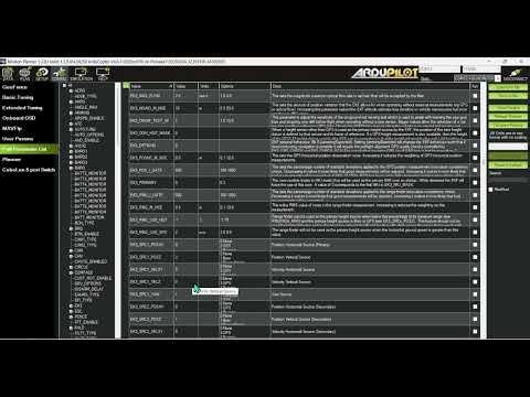 Optical flow sensor setting in pixhawk