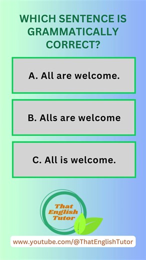 Only 1% Get This Right! Can you? | English Grammar Quiz #ThatEnglishTutor #englishgrammarquiz #mcqs