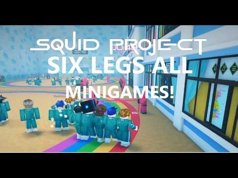 Roblox Squid Project Six Legs ALL MINIGAMES!
